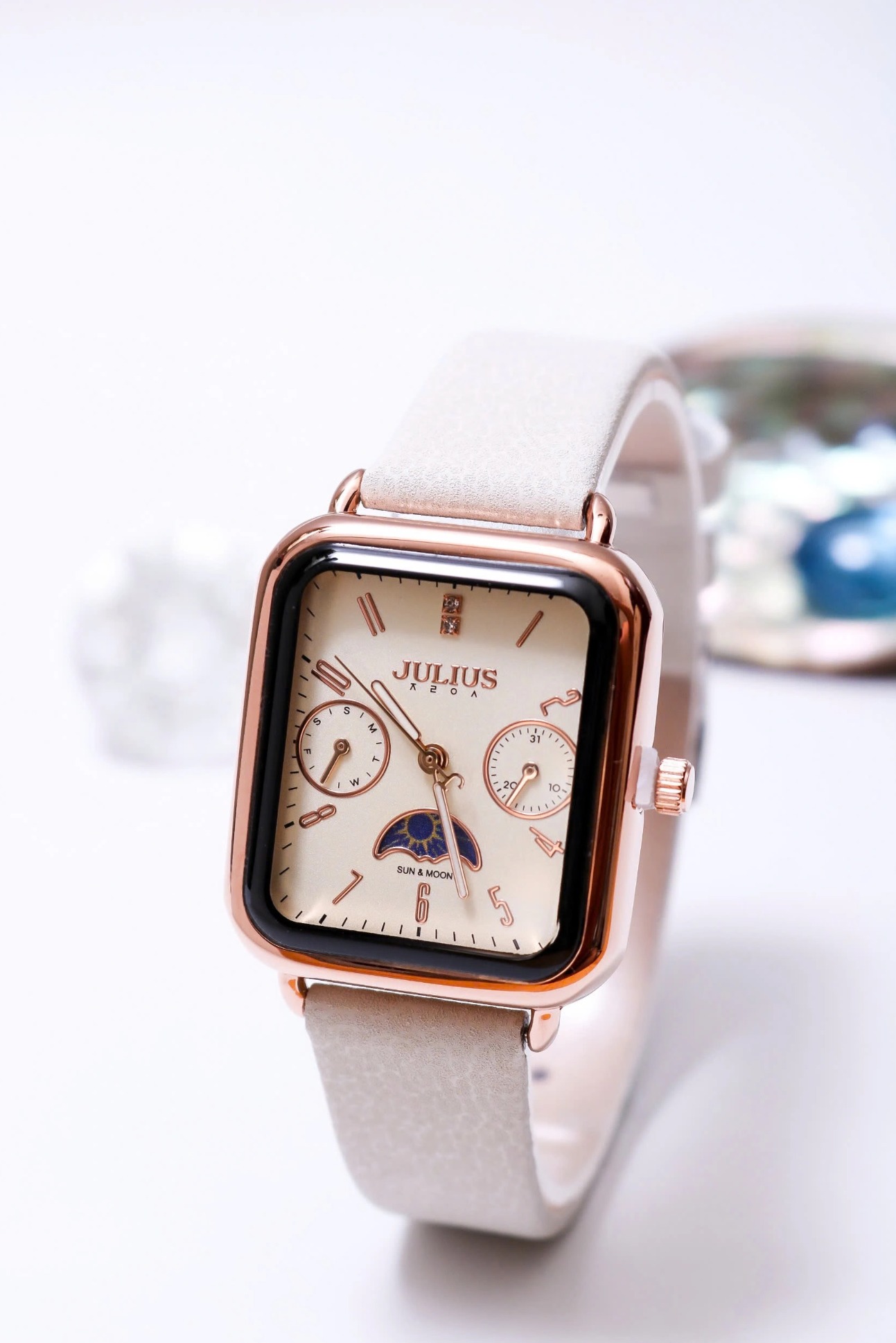 Combo Quà Tặng Đồng Hồ Nữ Julius JA-1481 + Nữ Trang JSB0008