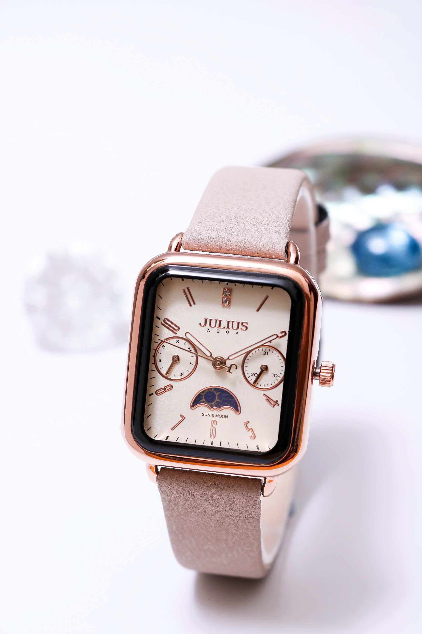 Combo Quà Tặng Đồng Hồ Nữ Julius JA-1481 + Nữ Trang JSB0008