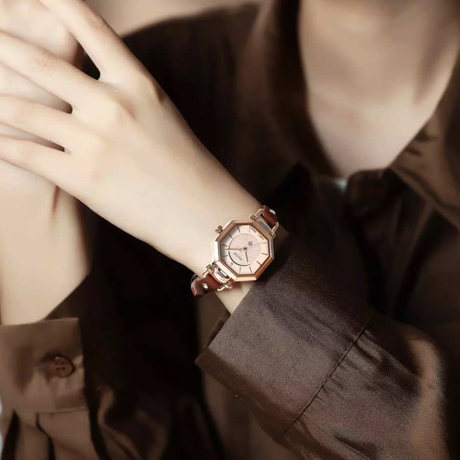 Combo Đồng Hồ Nữ JA-750C Julius + Lắc Tay Nơ ES214