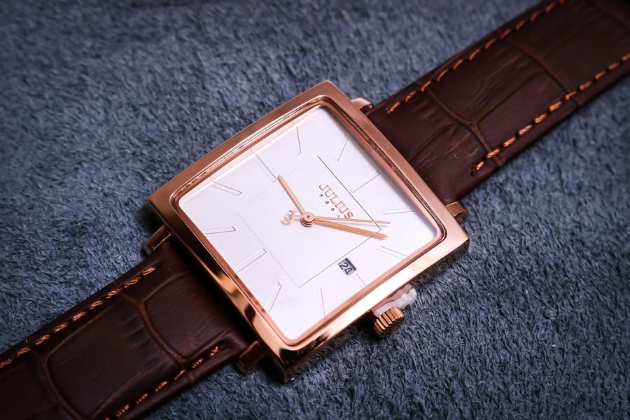 Đồng Hồ Nam JA-1207B Julius Hàn Quốc Dây Da (2 màu)