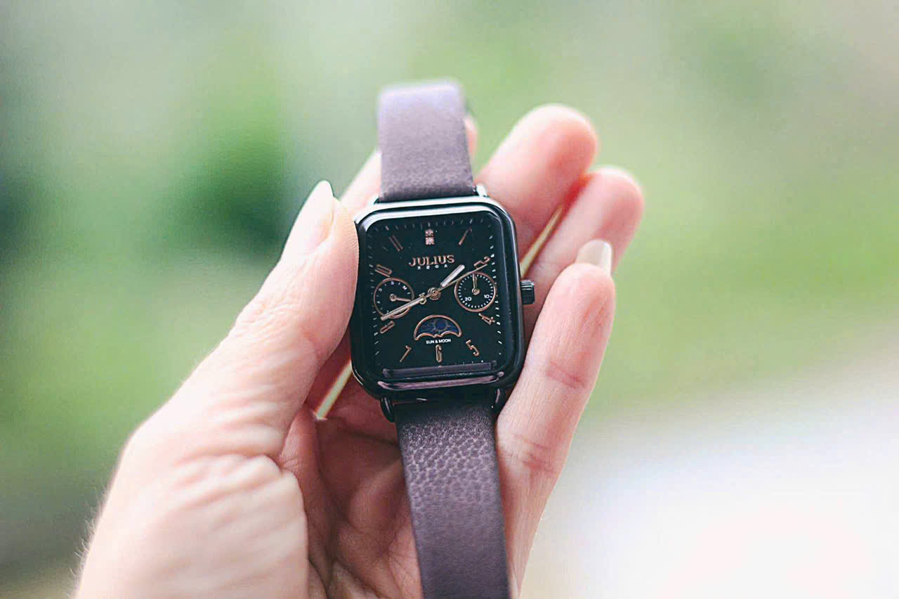 Đồng Hồ Nữ JA-1481 Julius Hàn Quốc Dây Da (4 màu)