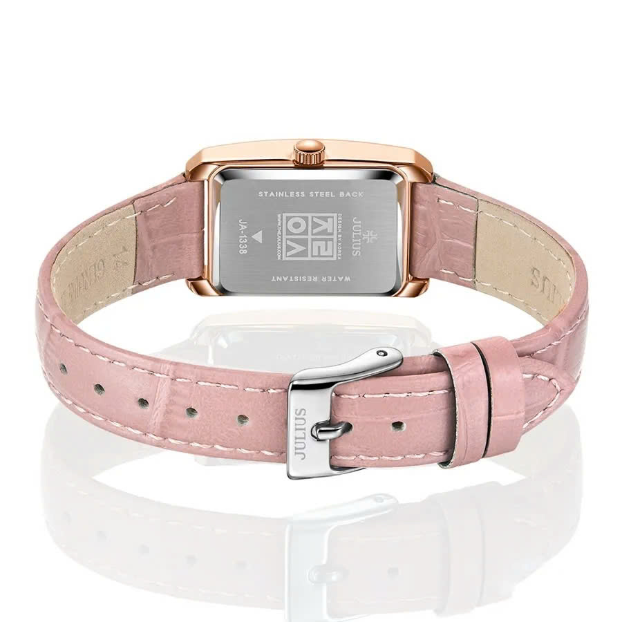 Combo Quà Tặng Đồng Hồ Nữ JA-1338B Kèm Dây Mesh