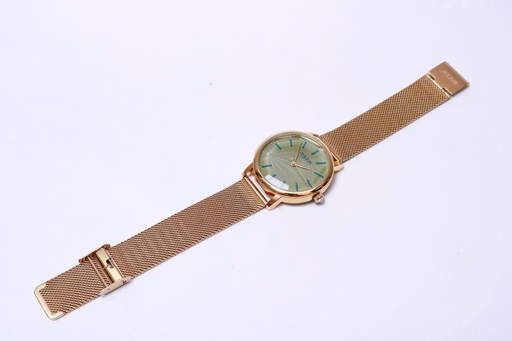 Đồng Hồ Nữ JA-888 Julius Hàn Quốc Dây Thép (2 màu)
