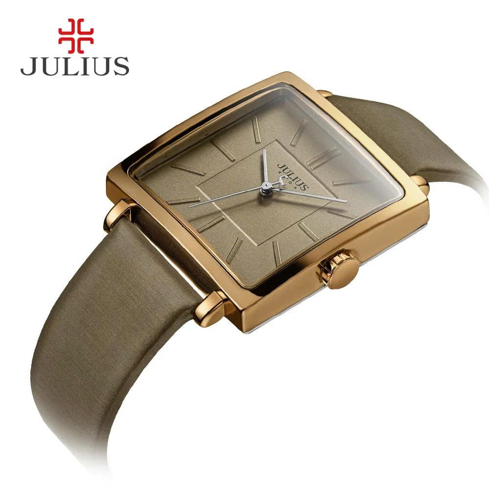 Đồng Hồ Nữ Julius JA-354 Mặt Vuông