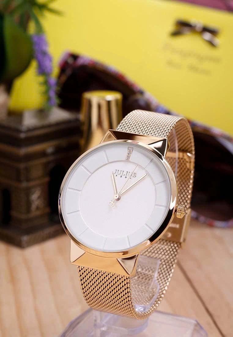 Đồng Hồ Nam JA-1104MB Julius Hàn Quốc Dây Thép