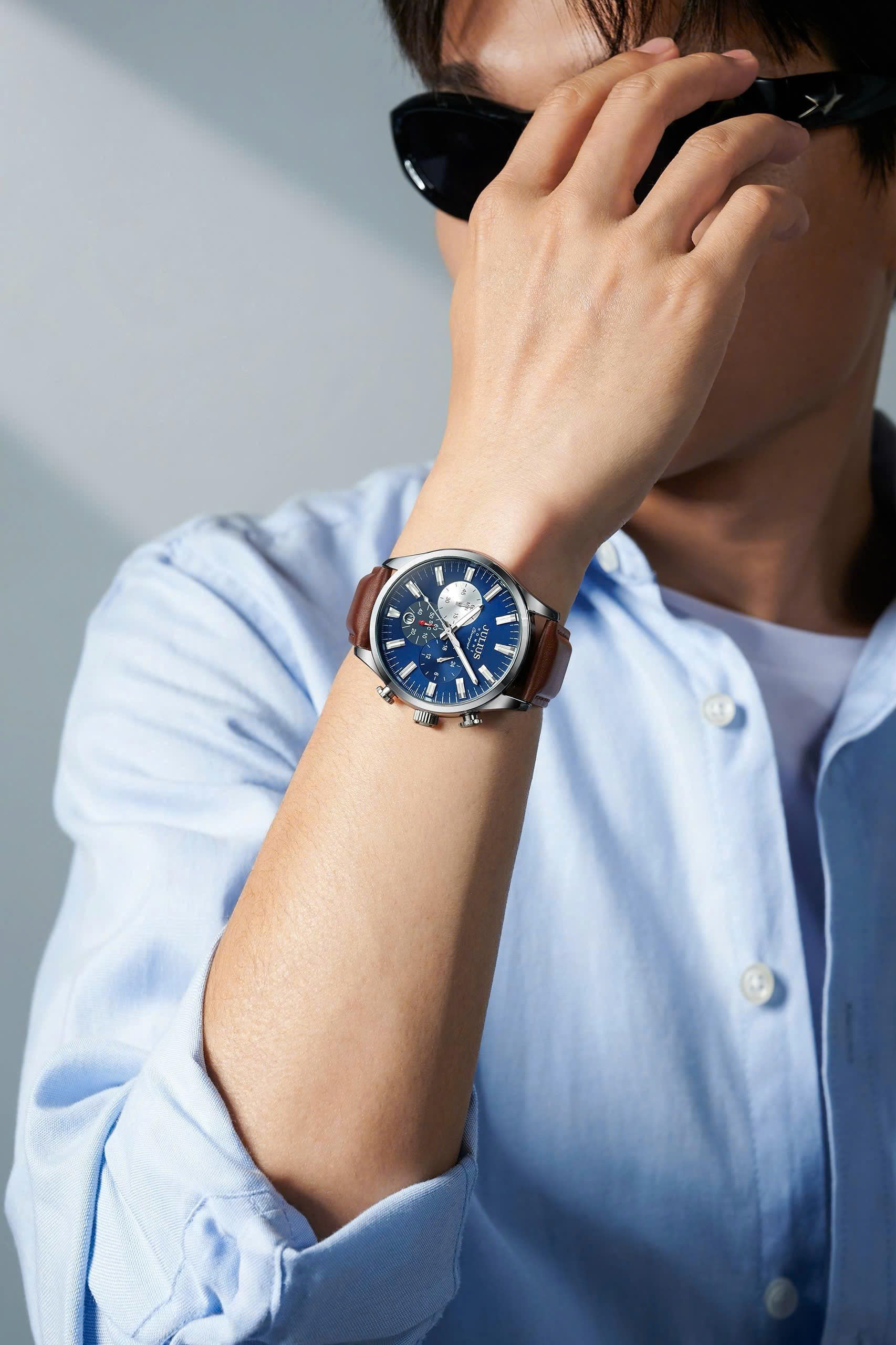 Đồng Hồ Nam Julius JAH-156 ( 4 Màu )