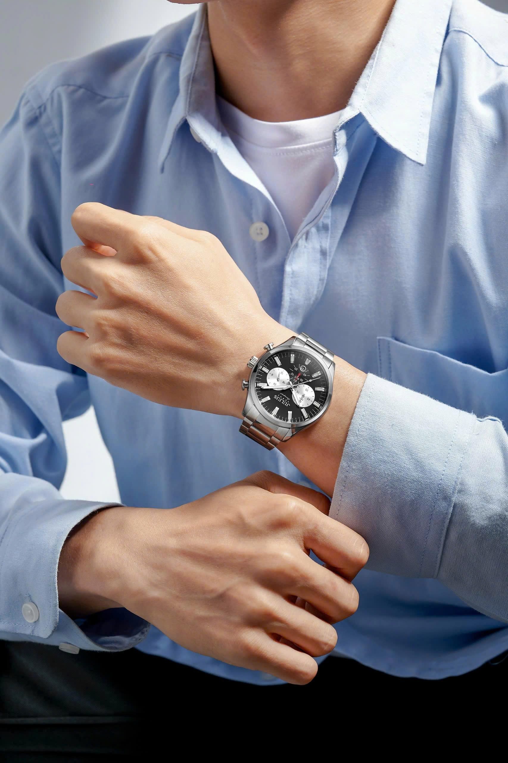 Đồng Hồ Nam Julius JAH-156 ( 4 Màu )