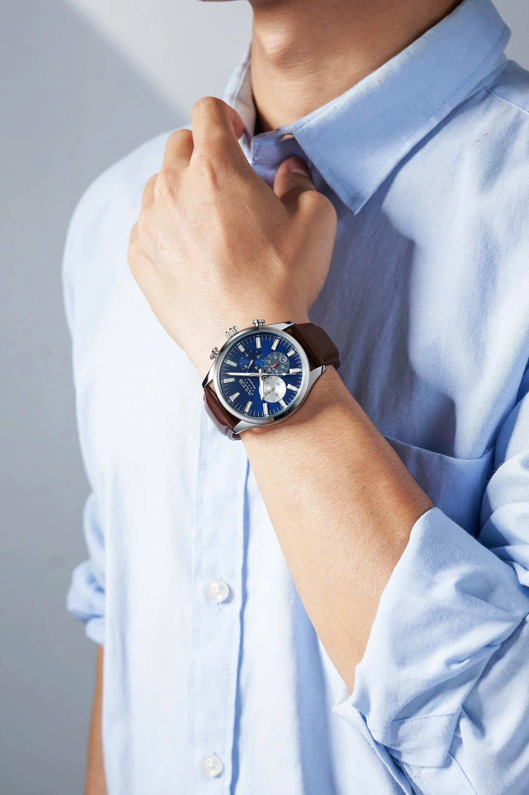 Đồng Hồ Nam Julius JAH-156 ( 4 Màu )