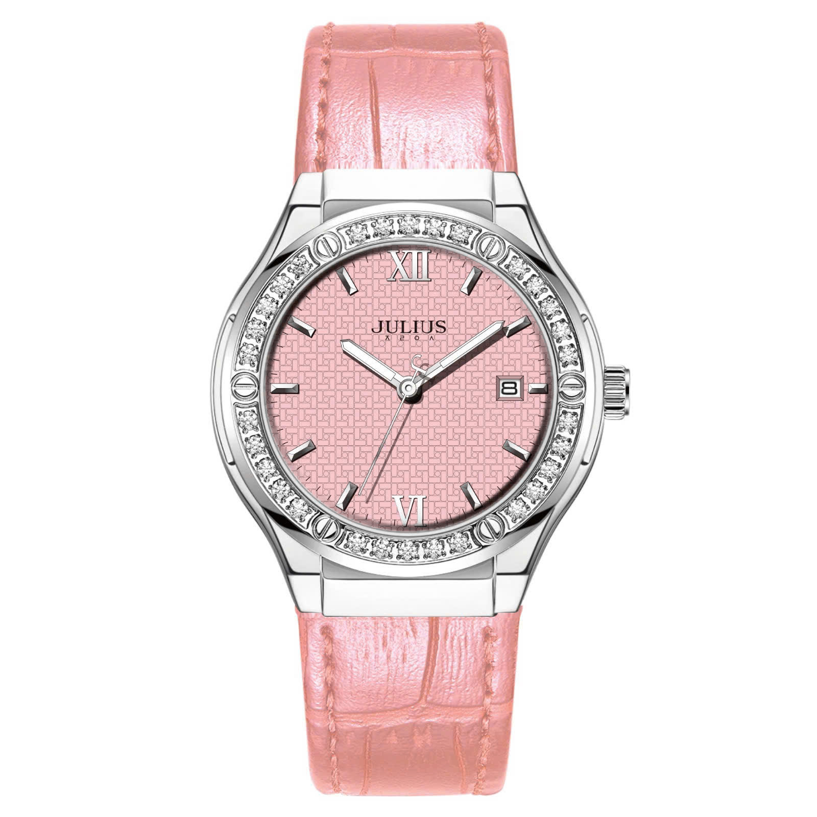 Combo  Đồng Hồ Nữ  Julius JA-1395E + Dây Mesh + Dây Chuyền ESME ES482