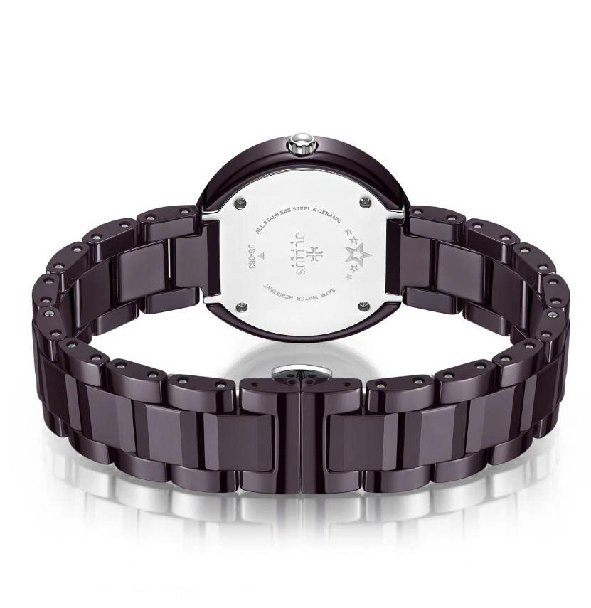 Đồng Hồ JS-063 Julius Star Hàn Quốc Dây Thép (Đen)