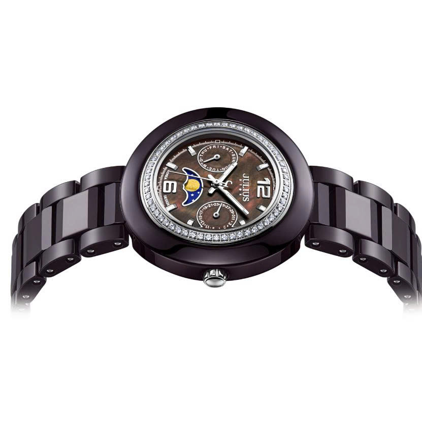 Đồng Hồ JS-063 Julius Star Hàn Quốc Dây Thép (Đen)