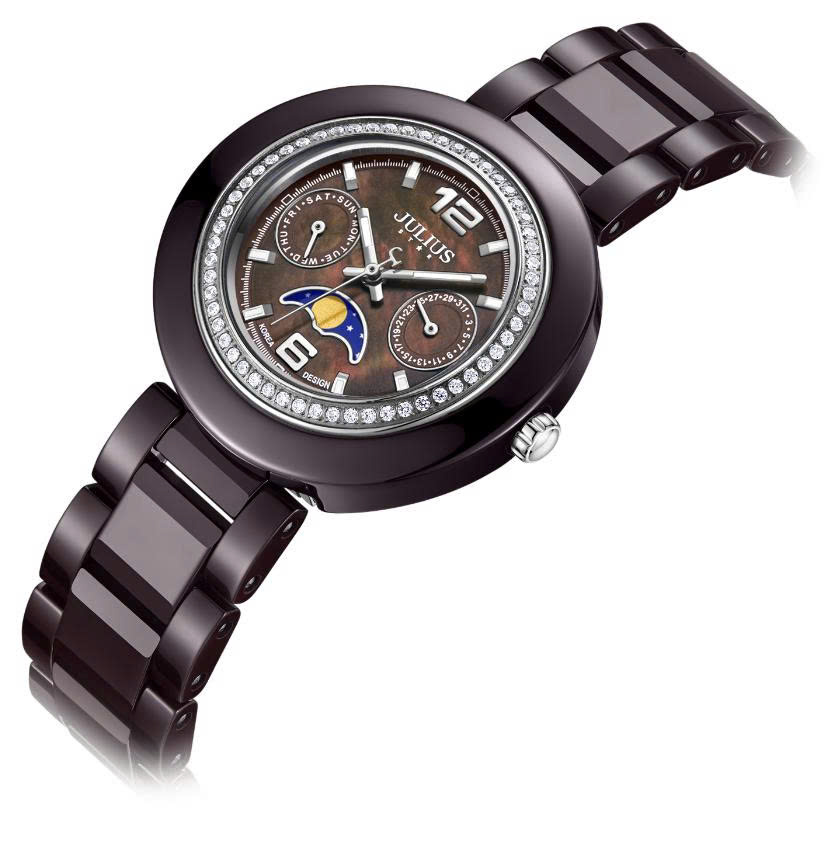 Đồng Hồ JS-063 Julius Star Hàn Quốc Dây Thép (Đen)