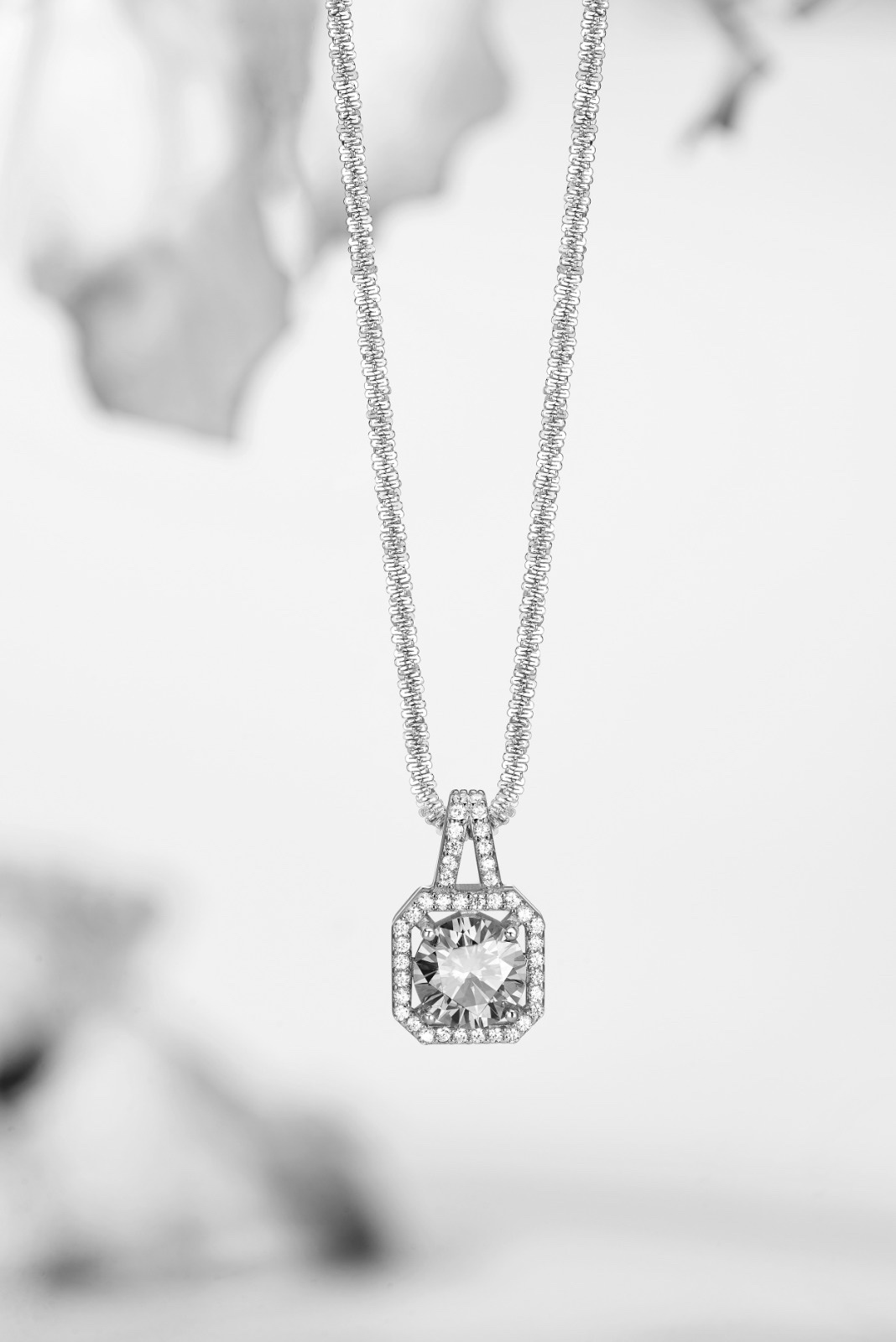 Dây chuyền Moissanite Bạc JULIUS JSP-0020A