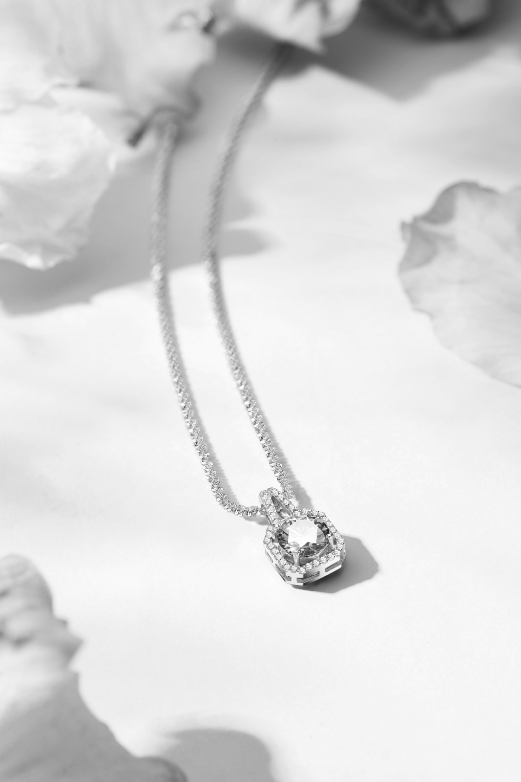Dây chuyền Moissanite Bạc JULIUS JSP-0020A
