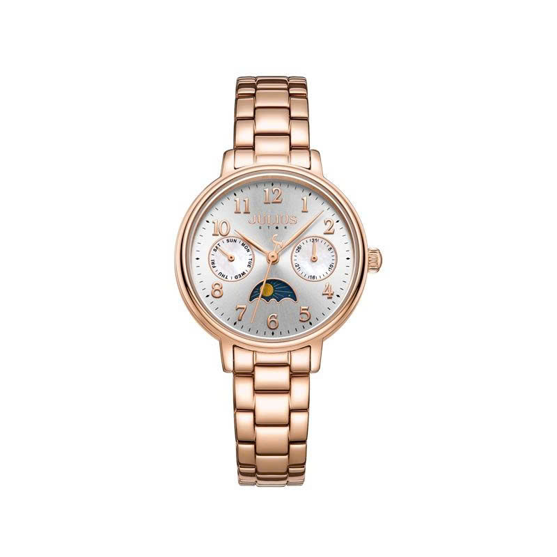 Đồng Hồ Nữ JS-047 Julius Star Kính Saphire Hàn Quốc (3 màu)