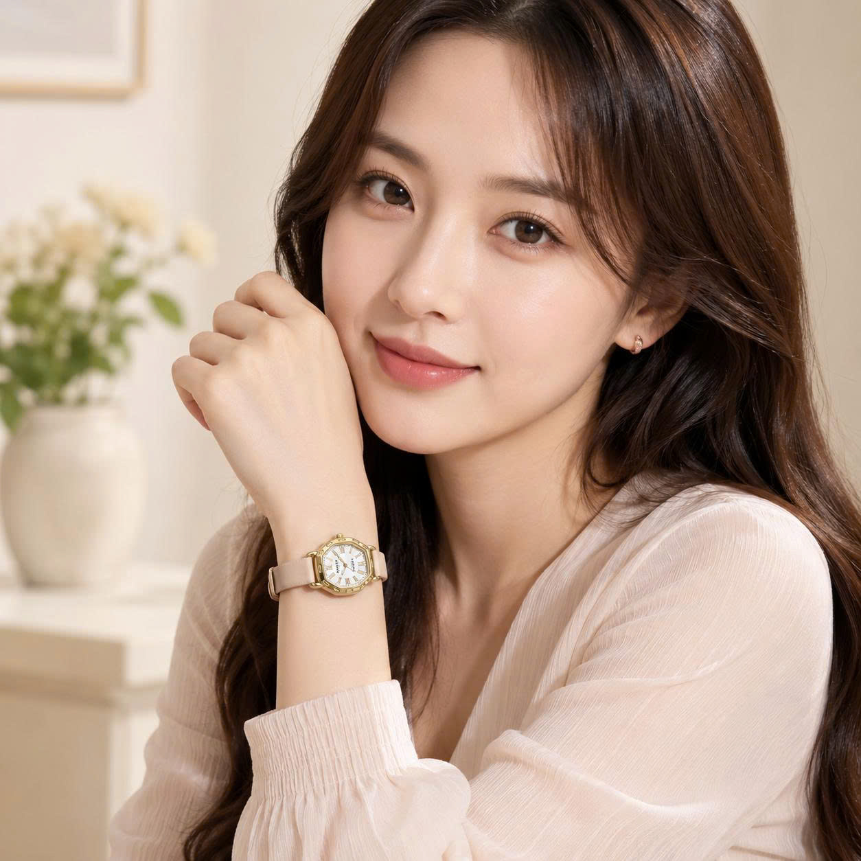 [ NEW VERSION COLOR ] Đồng Hồ Nữ JA-544 Julius Hàn Quốc Dây Da