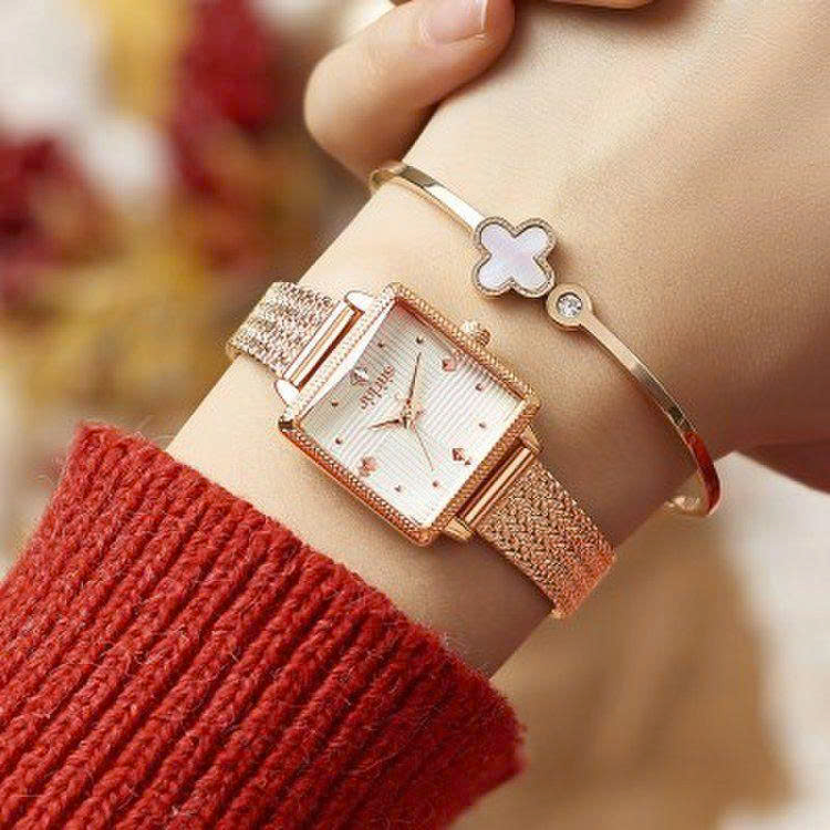Đồng Hồ Nữ JA-1220 Julius Hàn Quốc Dây Thép (Nhiều Màu)