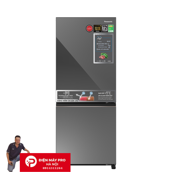 Tủ lạnh Panasonic Inverter 2 cánh 255 Lít NR-BV281BGMV Nguyên Seal Chính Hãng