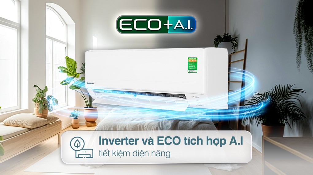 Máy lạnh Panasonic Inverter 1.5 HP CU/CS-PU12ZKH-8M