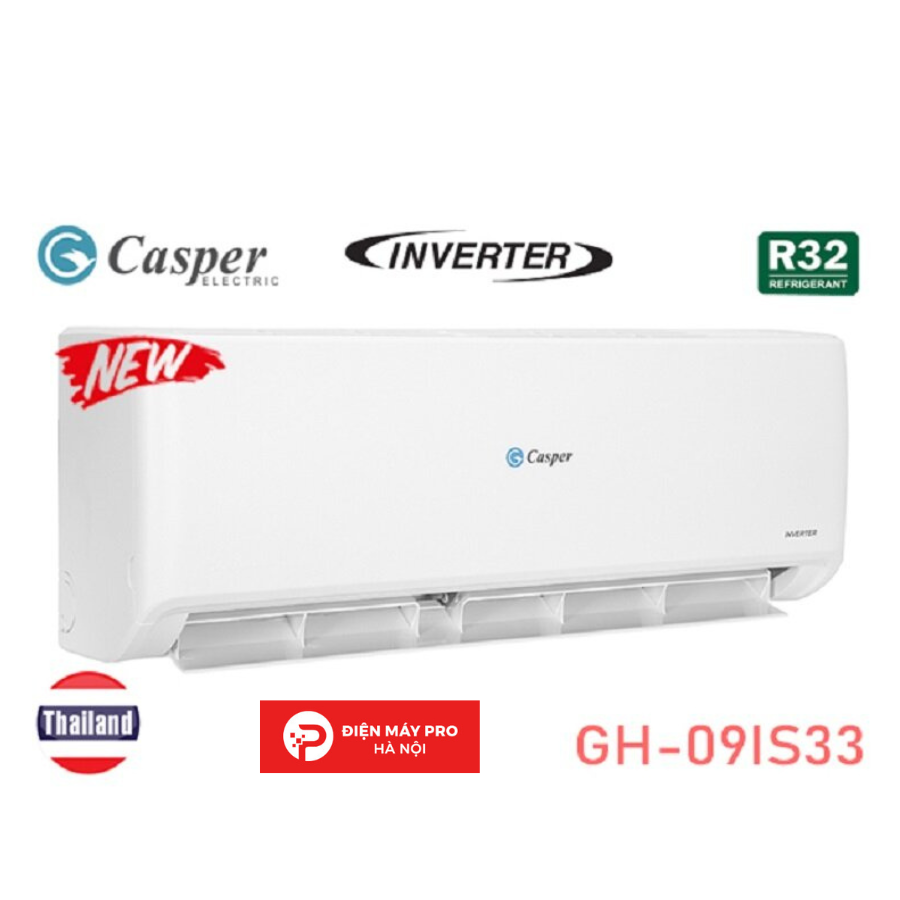 Máy lạnh Casper hai chiều Inverter 1 HP GH-09IS33  Chính Hãng Mới 100%