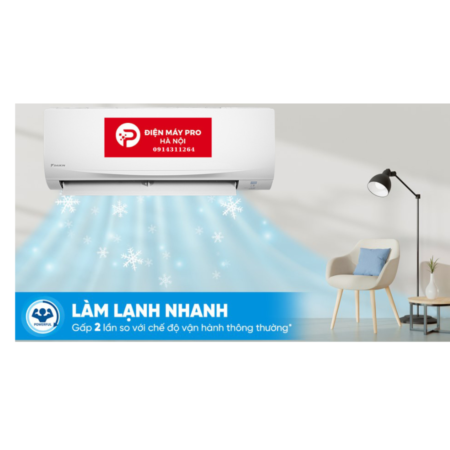 Điều hoà Daikin Inverter 18000 BTU 1 chiều FTKB50YVMV Chính Hãng 100%