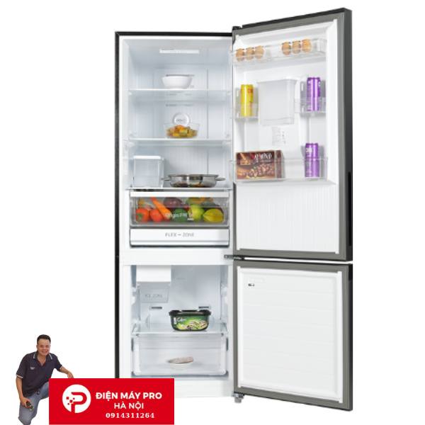 Tủ lạnh Toshiba Inverter 321 lít GR-RB405WEA-PMV(06)-MG Kho Điện Máy Pro