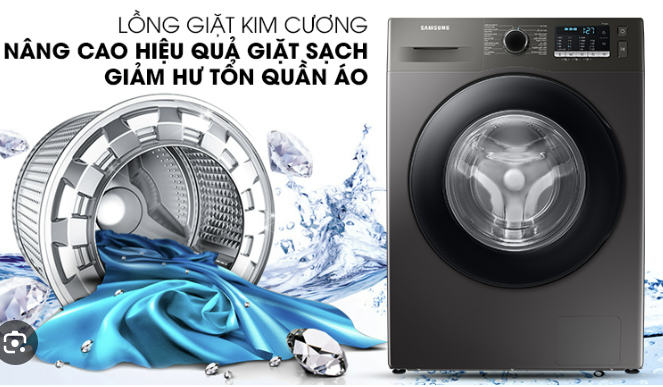 Máy giặt Samsung Inverter 9.5kg WW95TA046AX/SV mới 100%