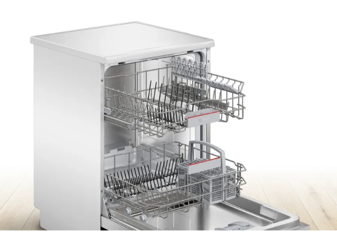 Máy rửa bát độc lập 12 bộ Bosch SMS46GW01P Series 4  Hàng Nhập Khẩu