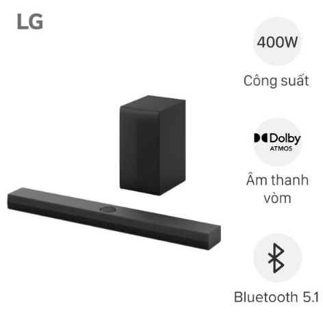 Loa Thanh soundbar LG S70TY 400W Mới 100% Chính hãng 2024 ĐIỆN MÁY PRO KHO LG RẺ NHẤT HÀ NỘI