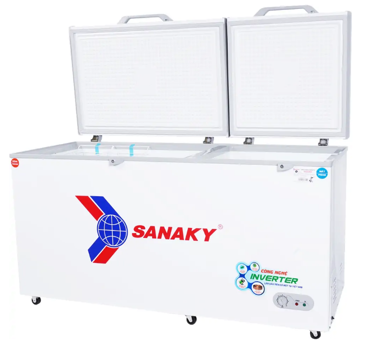 Tủ đông Sanaky Inverter 485 lít VH-6699W3 Hàng Mới 100% Giá Rẻ Nhất Miền Bắc