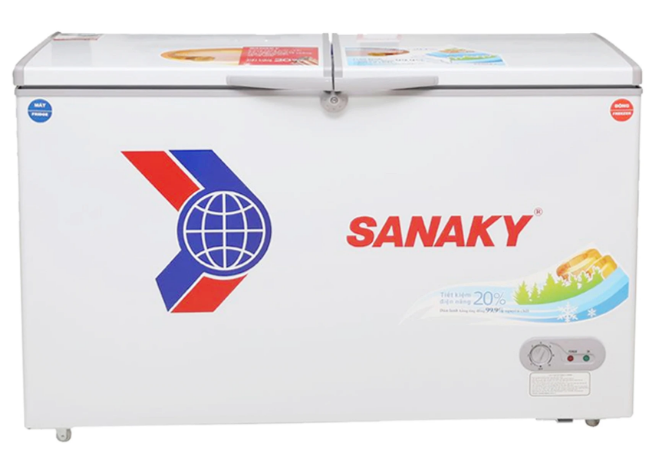 Tủ đông Sanaky 2 ngăn 569 lít VH5699W1 CHính Hãng Mới 100%