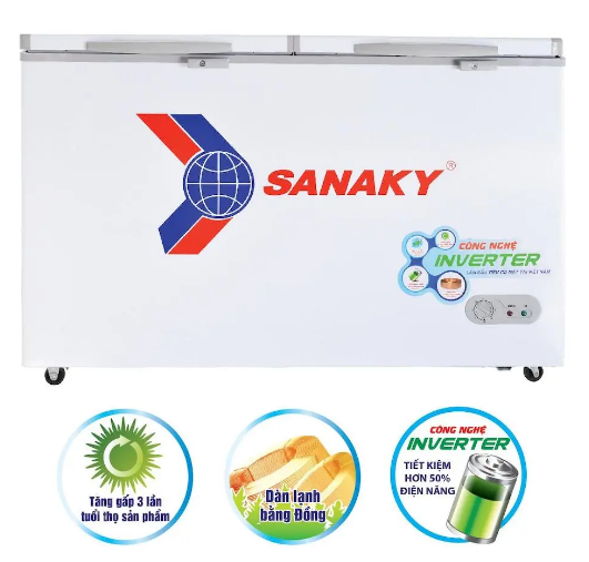 Tủ Đông Sanaky Inverter 270 Lít VH-3699A3 Giá Rẻ Nhất 