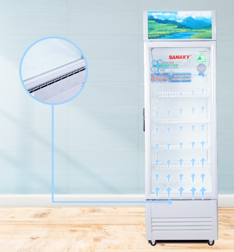 Tủ mát Sanaky 1 cánh 240 lít VH-308K3 Chính Hãng Mới 100%
