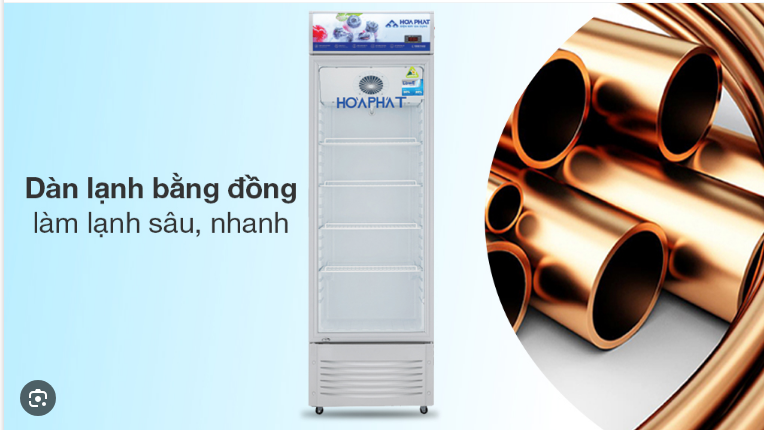 Tủ mát Hòa Phát 1 cánh 195 lít HSR D6195 Giá Rẻ Nhất