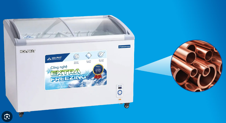 Tủ đông Hòa Phát Inverter 1 ngăn 357 lít HSF AD8357.C1 Giá Rẻ Nhất