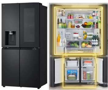 Tủ lạnh LG 635 lít Inverter Multi Door InstaView LSI63BLMA  Kho Điện Máy Pro