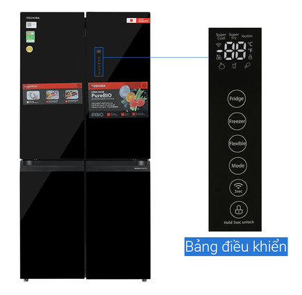 Tủ lạnh Toshiba Inverter 474 lít GR-RF611WI-PGV(22)-XK  Mới 100% 