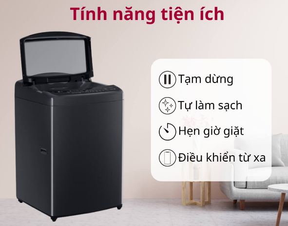 Máy giặt LG AI DD Inverter 15 kg TV2515DV5J Mới 100% Chính Hãng