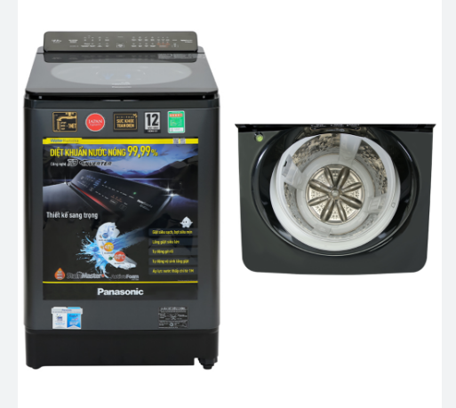 Máy giặt Panasonic Inverter 12.5 kg NA-FD125V1BV Giá Rẻ Mới 100%