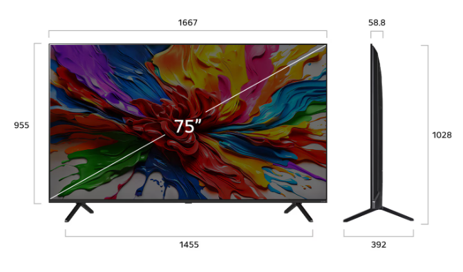 Smart Tivi LG QNED 4K 75 Inch 75QNED92ASA Mẫu 2025 Chính Hãng 100% Giá Rẻ Nhất
