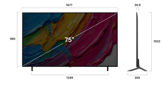 Tivi LG 75 inch 75QNED80ASA QNED AI 4K 2025 mới 100% Chính hãng Giá rẻ