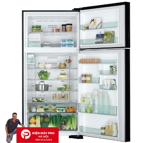 Tủ lạnh Hitachi Inverter 550 lít R-FG690PGV7X Kho Điện Máy Pro Hà Nội Giá Rẻ Nhất