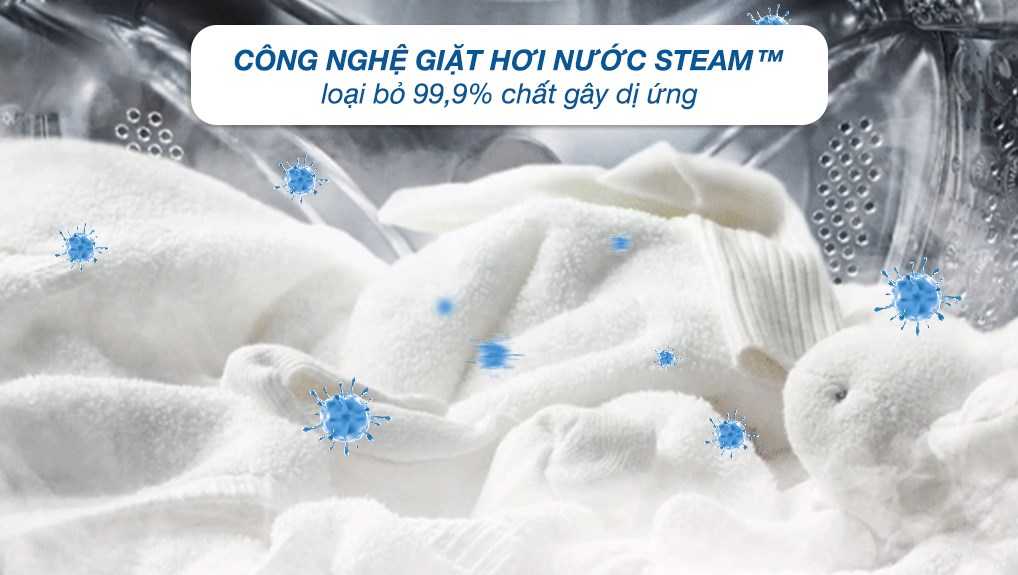 LG FV1411D4W Máy giặt sấy AI DD Inverter giặt 11 kg - sấy 7 kg