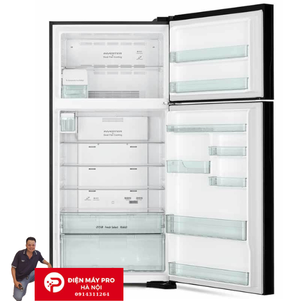 Tủ lạnh Toshiba Inverter 411 lít GR-RT559WE-PMV(58)-MM Kho Điện Máy PRo Giá Rẻ