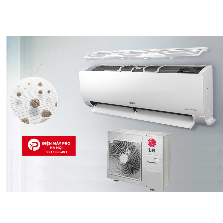 Máy lạnh 2 chiều LG Inverter 1.5 HP B13END1  Chính Hãng 100% Giá Rẻ Nhất