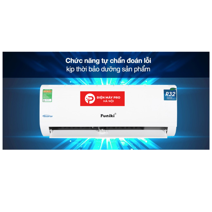 Điều hòa Funiki Inverter 9000 BTU 1 chiều HIC09TMU gas R-32 Chính Hãng nguyến seal