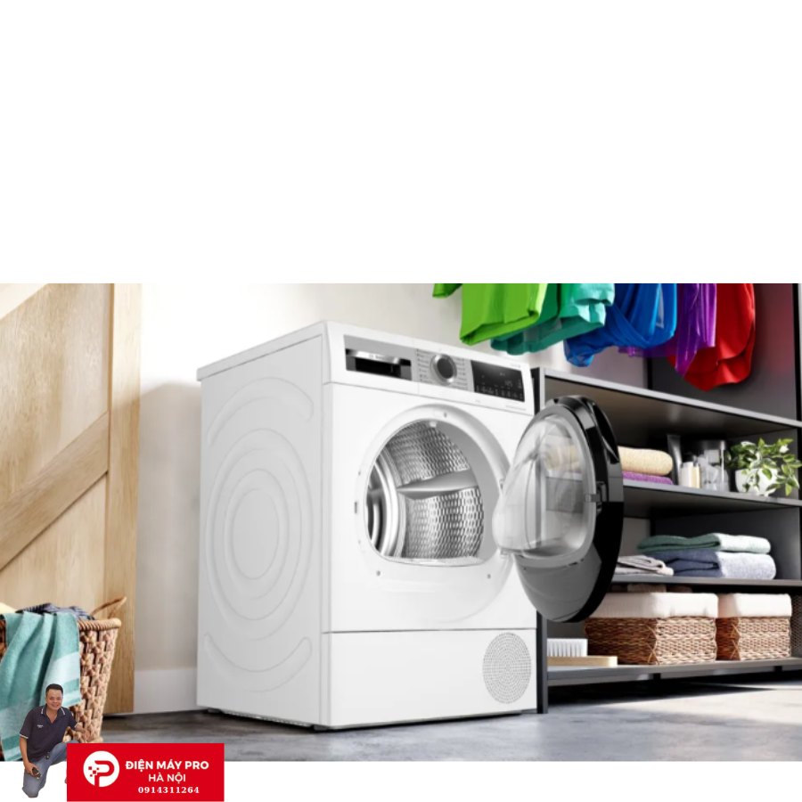 Máy sấy bơm nhiệt Bosch WQG24570SG Series 6 heat pump dryer 9 kg Mới 100% Giá Rẻ Nhất