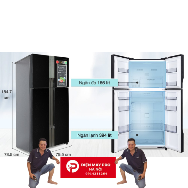 Tủ lạnh Panasonic Inverter 550 lít NR-DZ601YGKV Kho Điện Máy Pro Hà Nội Giá Rẻ Nhất