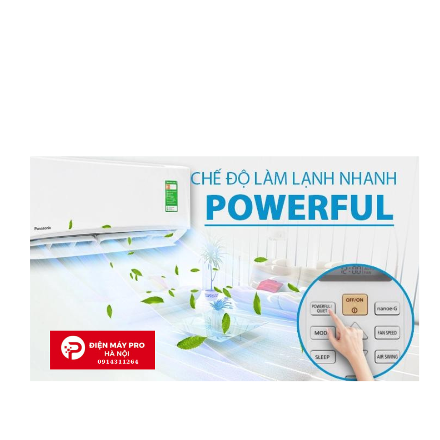 Điều hoà Panasonic 1 chiều inverter RU9AKH-8 model 2024 giá rẻ nhất Hà Nội