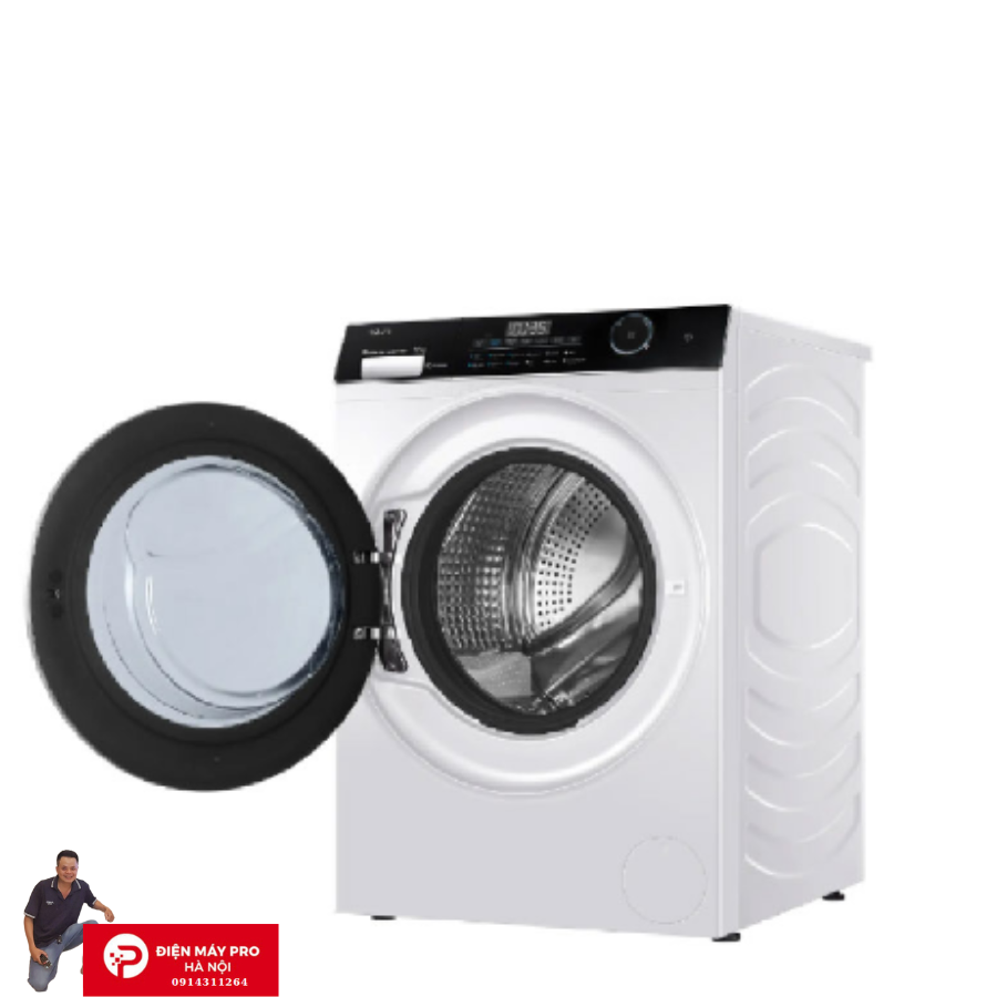 Máy giặt lồng ngang Aqua 12kg DD INVERTER AW12-B4959U1K(W) Mới 100% Giá Rẻ Nhất